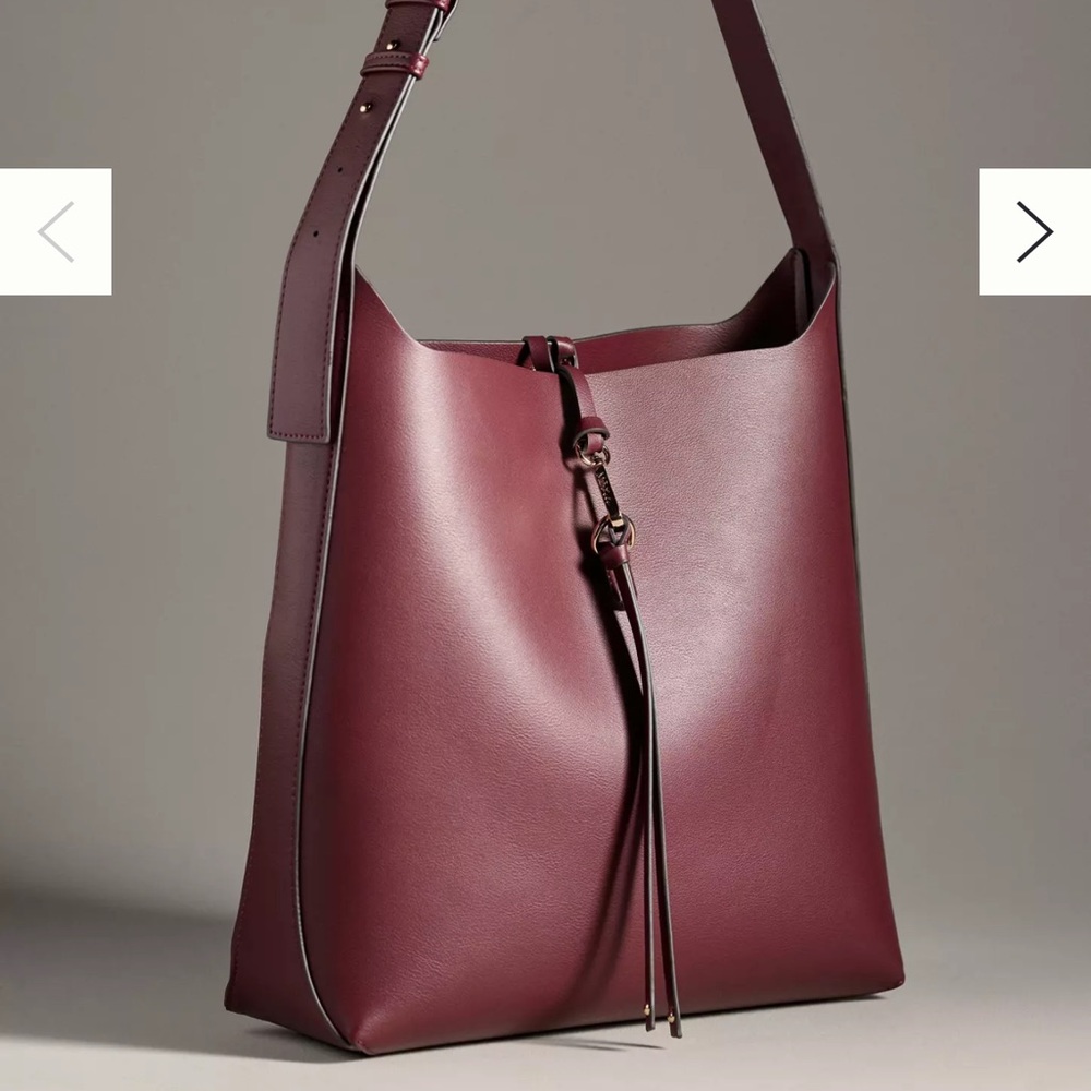 Mali + Lili Buckle Bucket Shoulder Bag